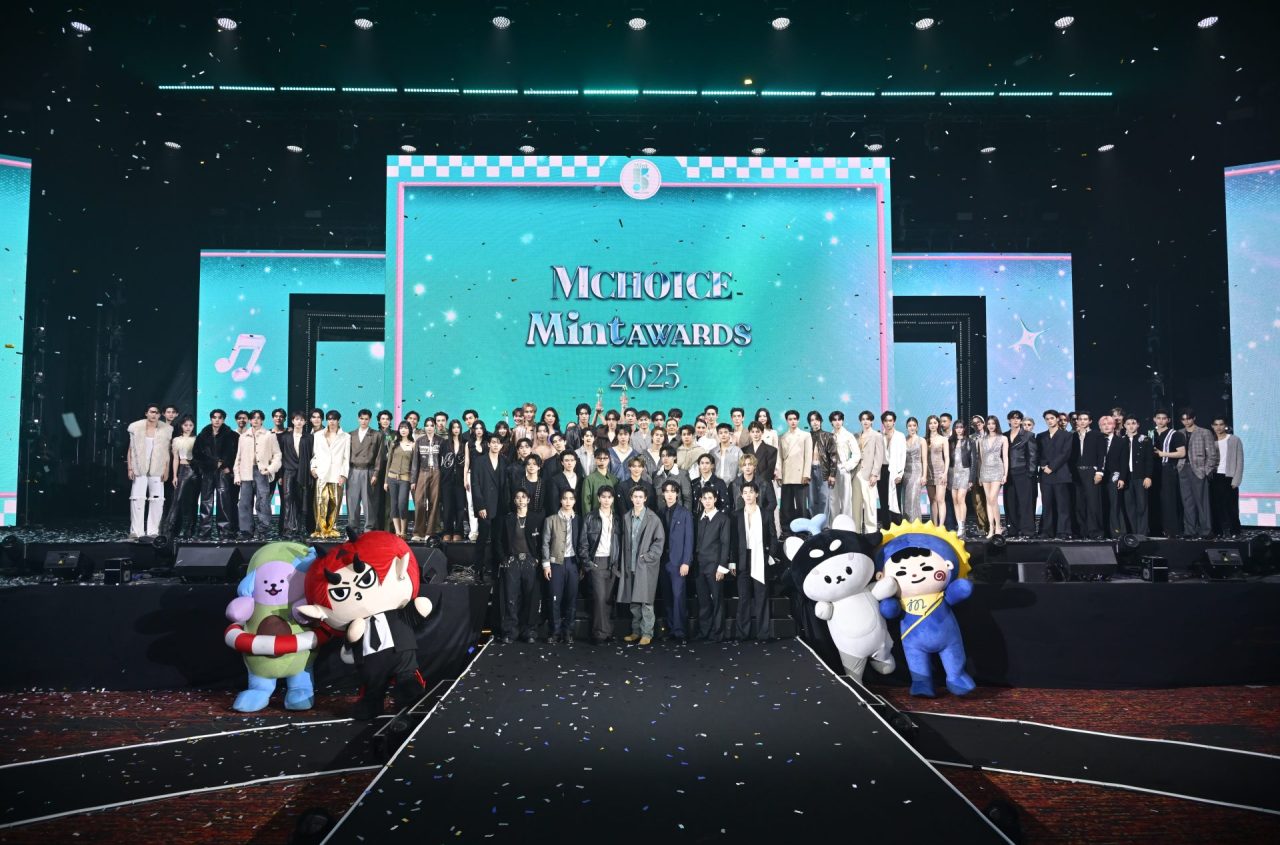 ภาพหมู่งาน M Choice and Mint Awards 2025