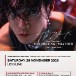 ซาโต้ ทาเครุ เปิดฉากเอเชียทัวร์เดี่ยวครั้งแรกที่ไทเปอย่างงดงาม! พร้อมเปิดเวทีที่กรุงเทพฯ 29 พฤศจิกายนนี้